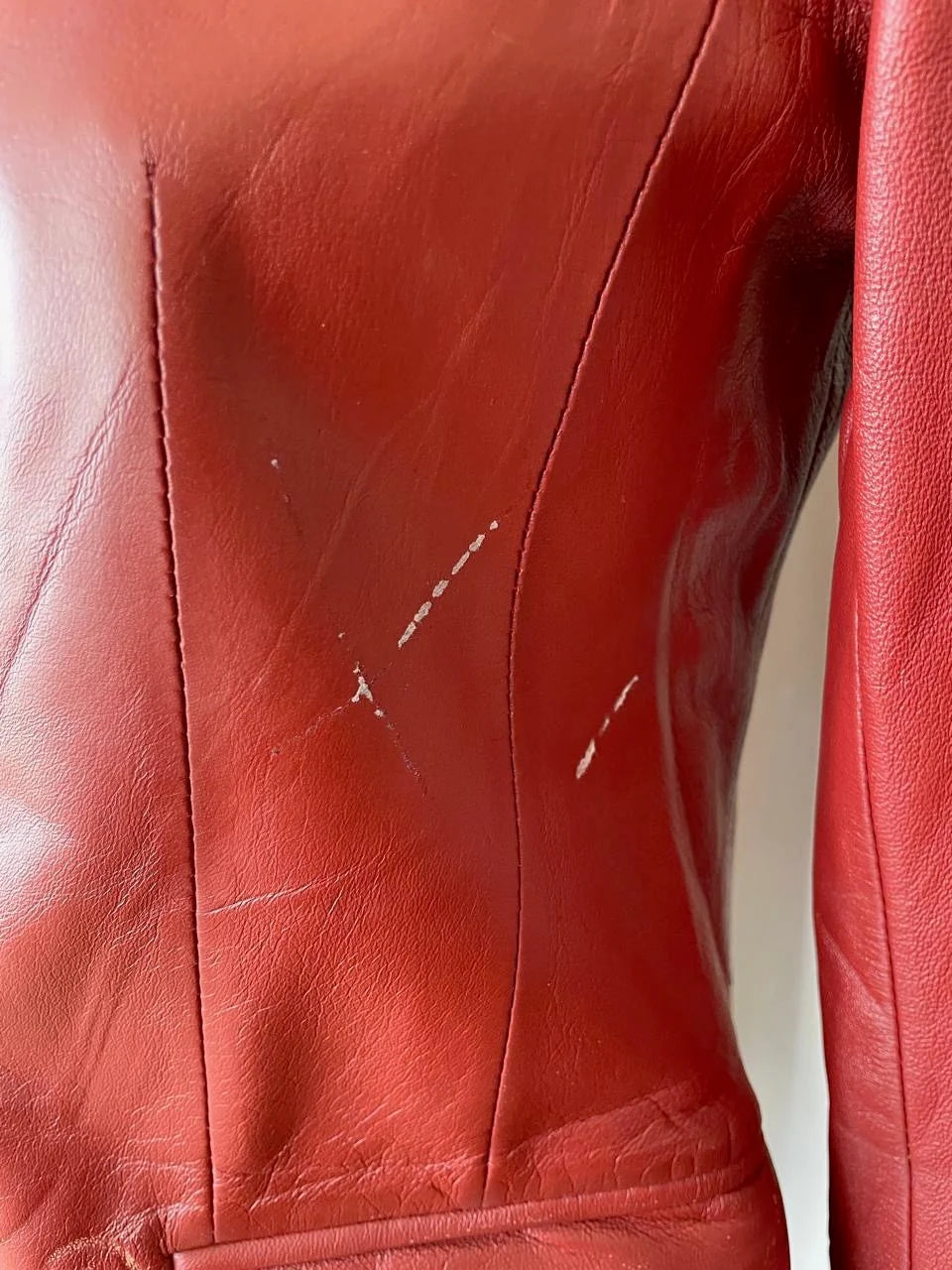 Vintage leather blazer