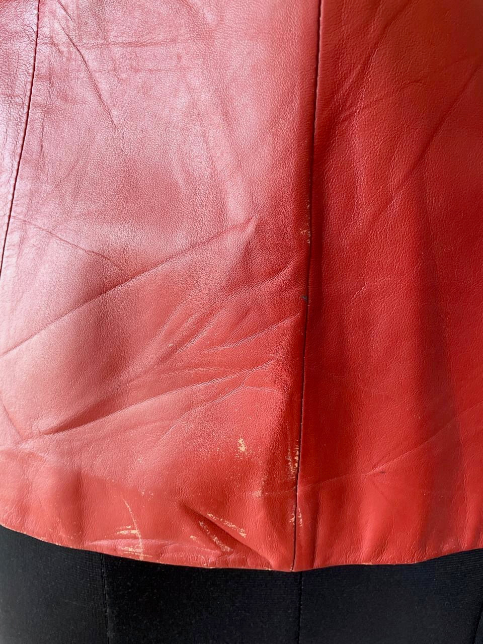 Vintage leather blazer