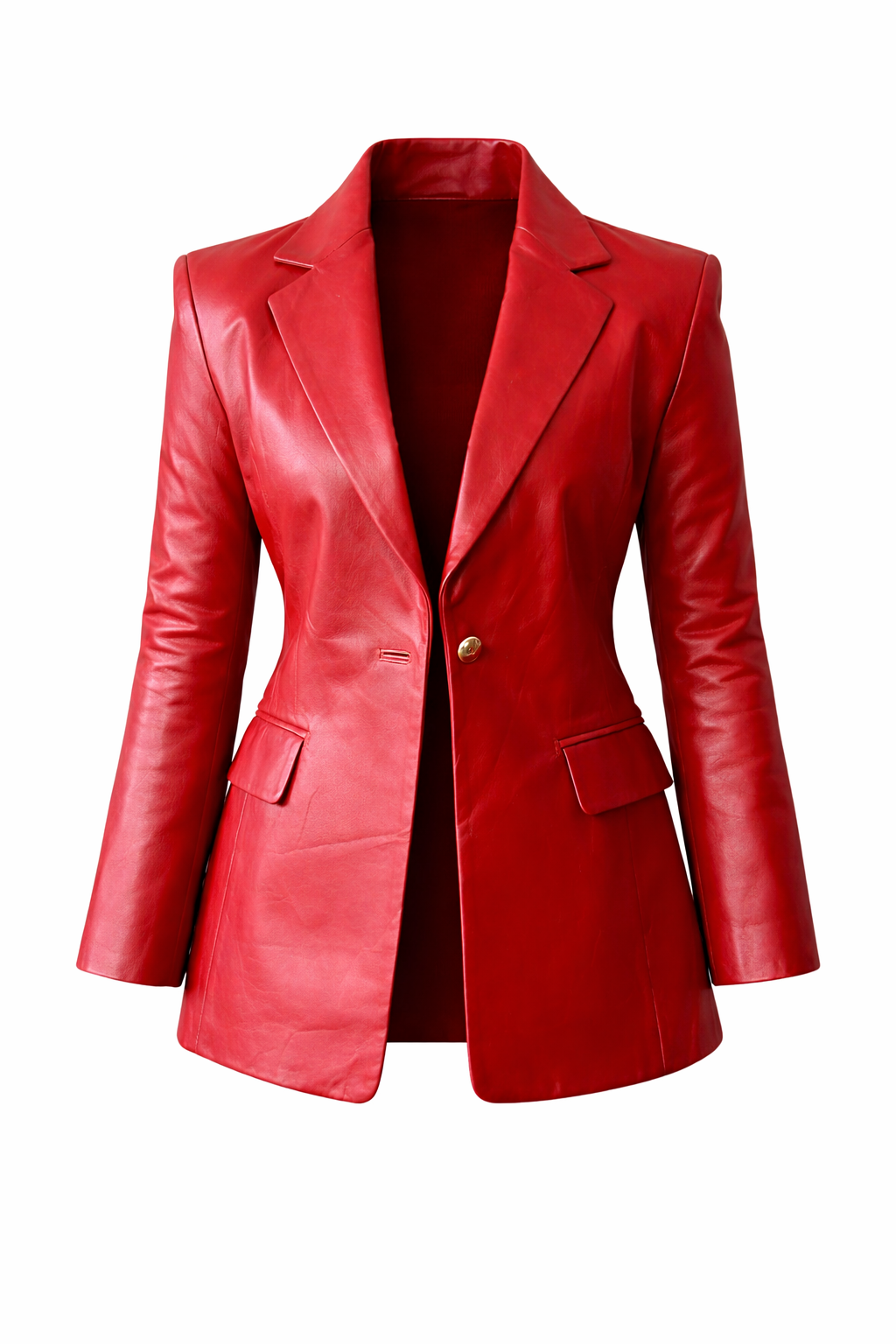 Vintage leather blazer