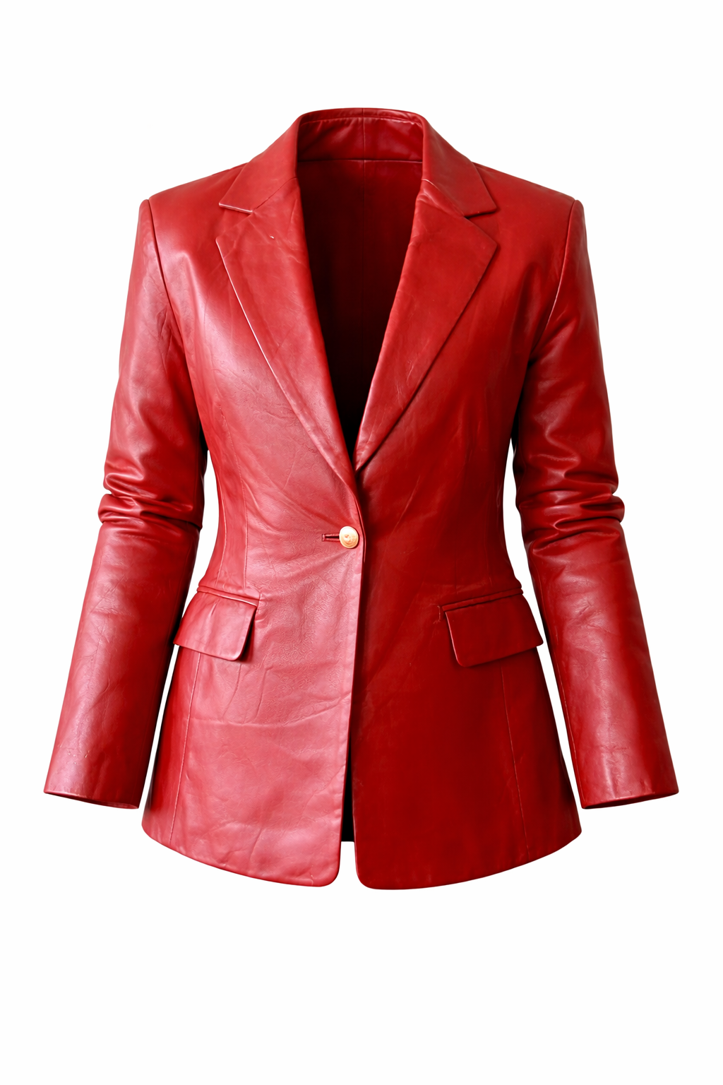 Vintage leather blazer