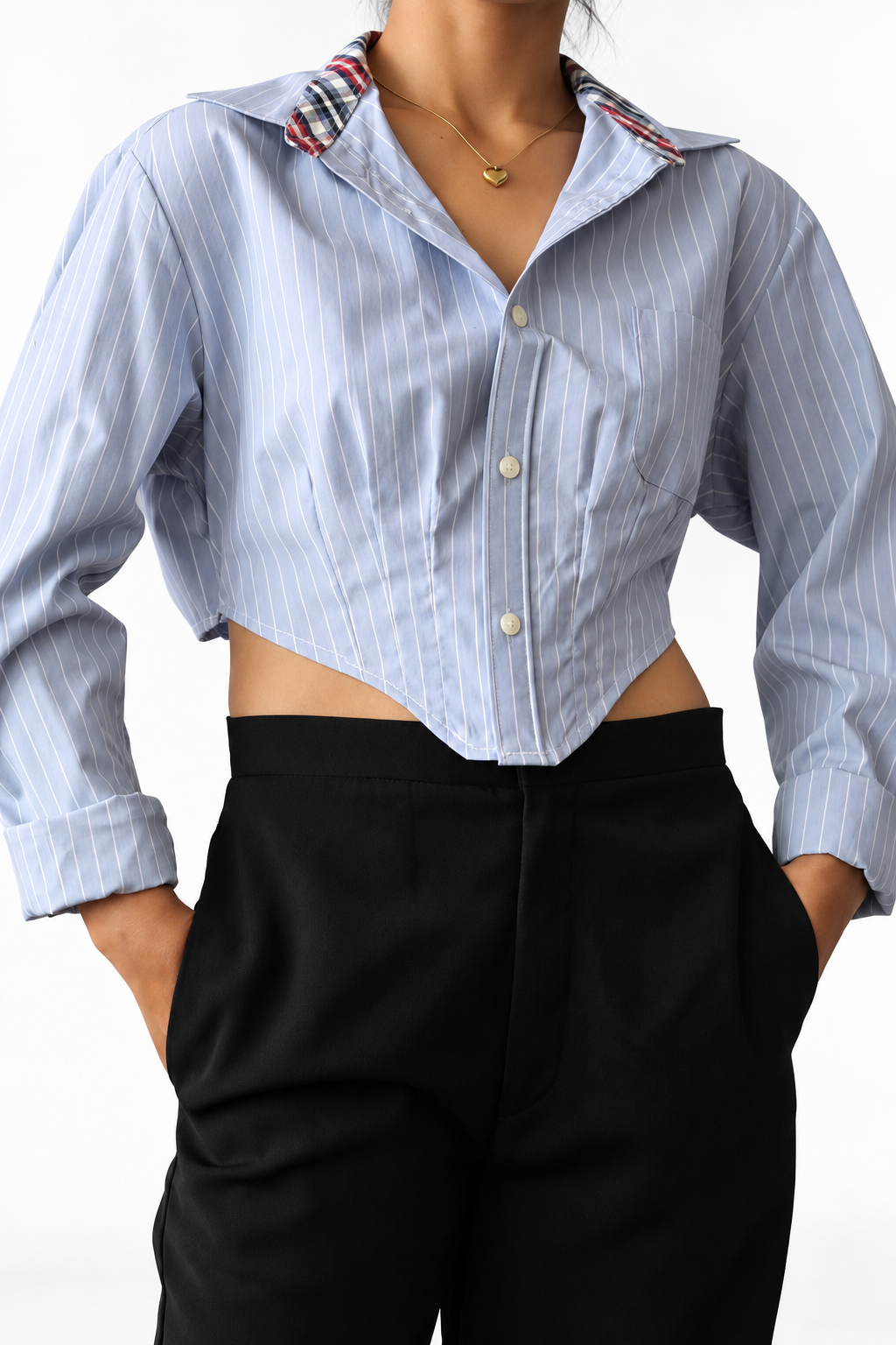 Reworked corset shirt