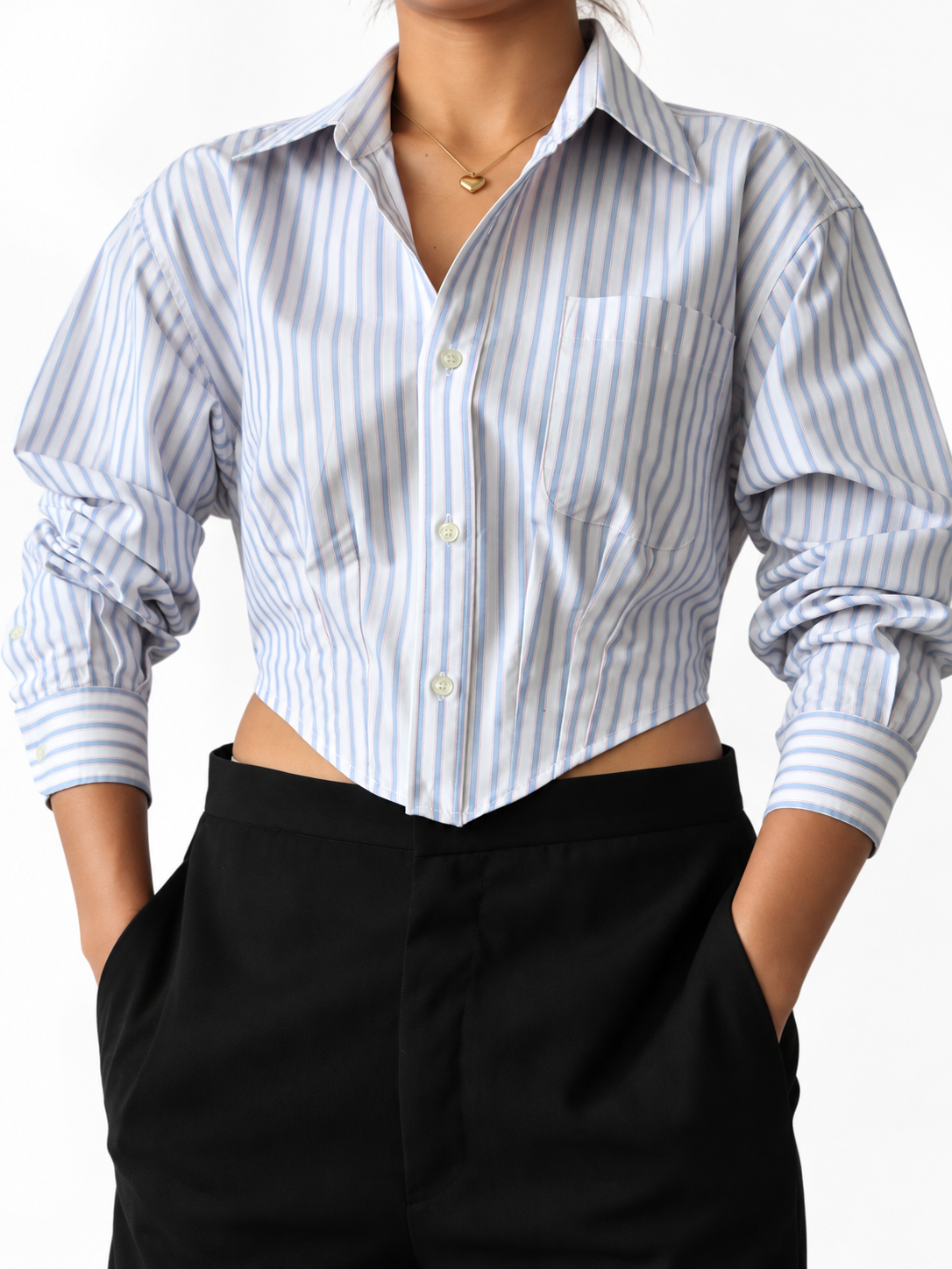 Reworked corset shirt