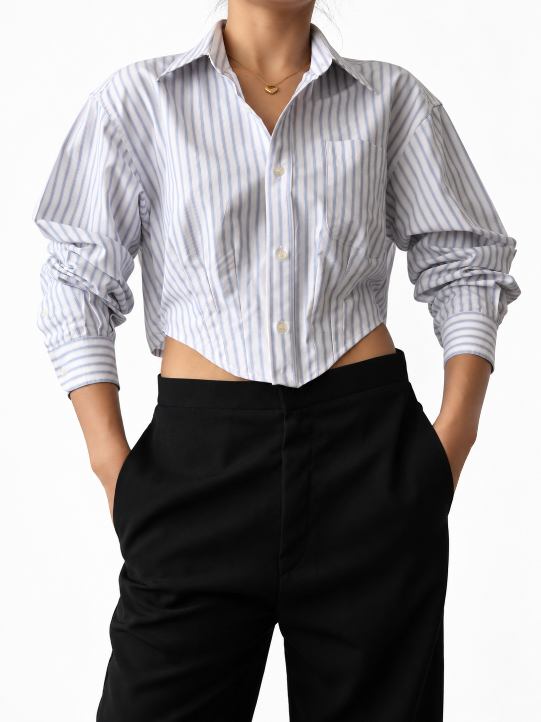 Reworked corset shirt