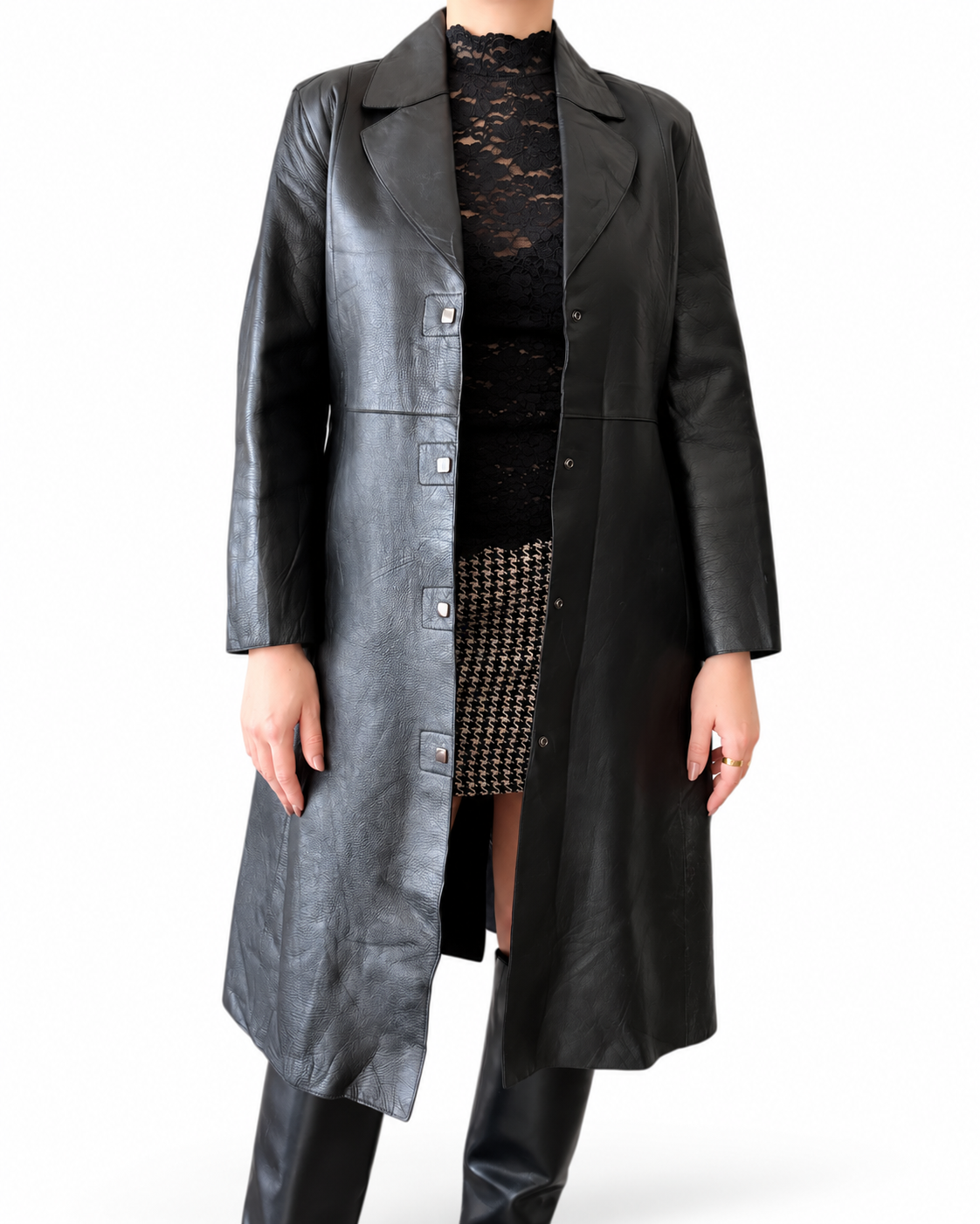 Vintage leather coat