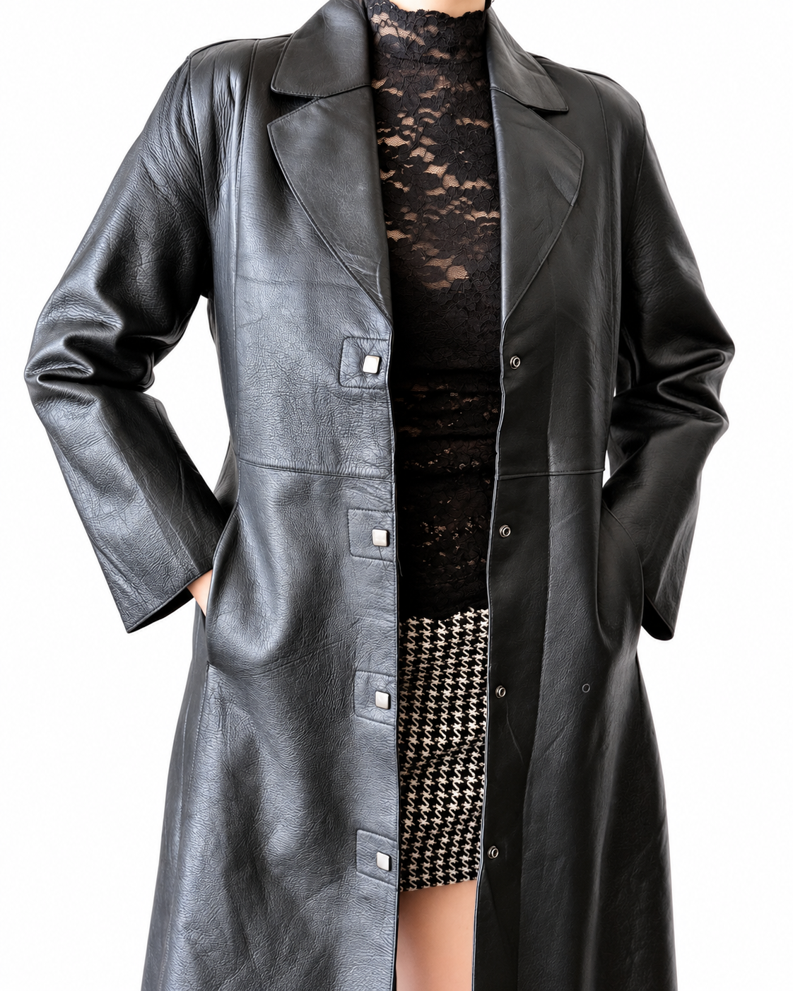 Vintage leather coat