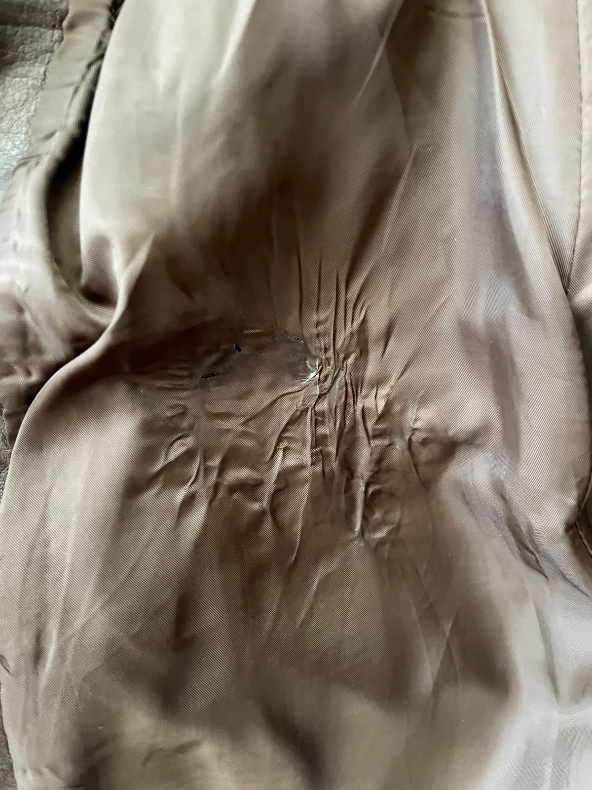 Vintage leather coat